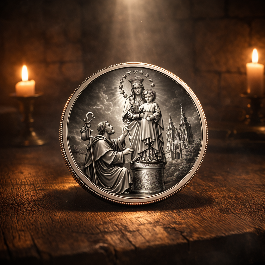 Historia de la moneda Virgen del Pilar