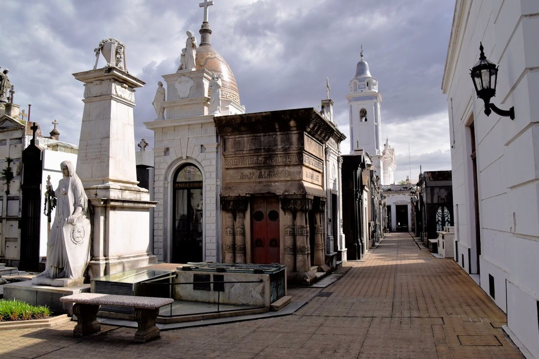 a row of white buildings sitting next to each other